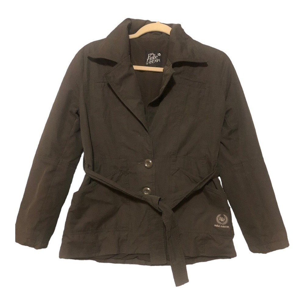 Women’s Dark Brown Coat Size 10 in Excellent Used Condition